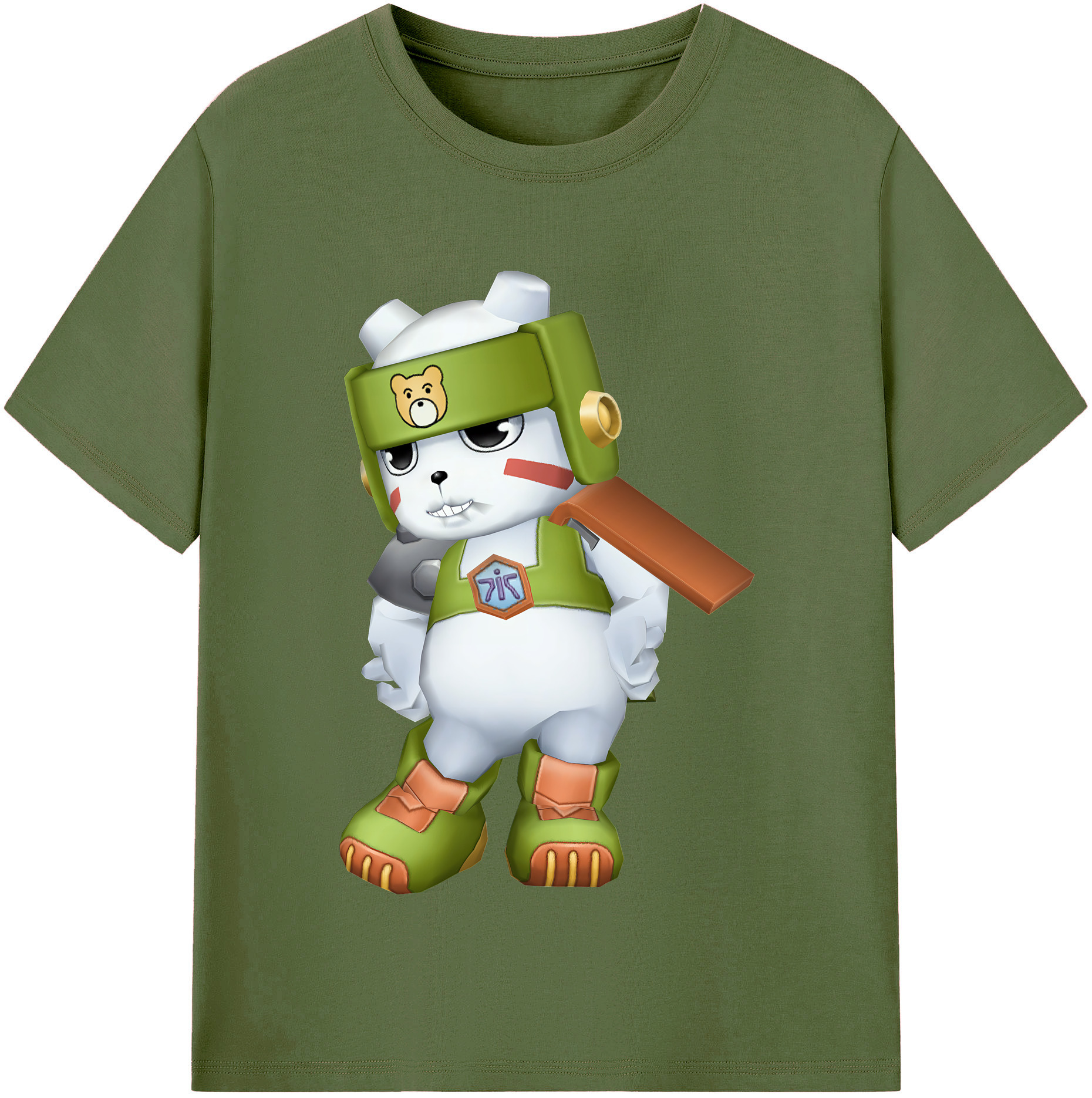 （画像用） Digimon デジタルモンスター/デジモン 綿100％半袖Tシャツ（フロントプリント）